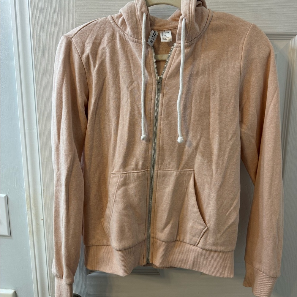 H&M Divided Beige Zip-Up Hoodie